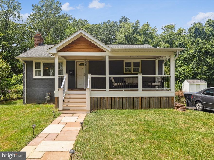 Available for immediate occupancy! Hidden gem nestled in the hustle and bustle of Falls Church! Beautifully updated and larger than it appears, this detached home sits on more than a quarter of an acre and is ready for its first tenants! Highlights include a renovated kitchen with cabinets galore and a new gas stove, hardwood floors on the main level and an extensive lower level. Floor plan offers 3BD/1BA main, 1BD/1.5BA lower level. 
The eat-in kitchen plus breakfast bar and table space offers upgraded cabinetry, granite counters, stainless appliances (new gas stove and hood) and tile backsplash. Down the hall you'll find three bedrooms and one full bath with a tub shower, plus hardwood floors and recessed lighting throughout.
Downstairs is a retreat itself — featuring a well-appointed bedroom with built-ins and closets with organizers, en-suite bathroom with dual vanities and tub shower, and new LVP flooring throughout. There's plenty of space to hang out in the rec room, sun room and outside on the patio. Outside, there's even more space for everyone to spread out, with a new storage shed for tenants' use and partially fenced backyard.
Conveniently located one block from the neighborhood Woodley Swim club, plus Luria Park (0.7 mi), Holmes Run Stream Valley Park (1.1 mi) and Providence Rec Center (1.1 mi) are all within moments reach. Plenty of grocery options (Giant, Aldi, Lidl, Eden Center), along with Target, Mosaic District and more. Commuting is a breeze, with easy access to Route 50, 495 and 66, a 15-20 minute drive to the Pentagon and a bus stop 0.5 mi away.
Rent includes trash, Ring security cameras, lawn service (including weekly mowing, lawn care/maintenance), preventative pest service and twice-annual HVAC maintenance. Home is currently wired for Verizon FIOS with Fiber 1GB internet, along with hardwired ports for ease of connections. Two-year lease preferred. Tenants to earn 45x the monthly rent on an annual basis, by combining no more than two incomes. Pets on case-by-case basis, with deposit; sorry, no cats. No smoking. Fireplace for decorative purposes only. VIDEO DEVICES ON PROPERTY.