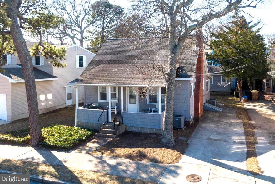 Terrific Opportunity. Rare to The Market in a Highly Desirable Location in the Heart of Downtown South Rehoboth One Block from the Beach. Classic 4 Bedroom, 1.5 Bath Charming Cottage in Excellent Condition on a 50X100 Ft. lot with a Quaint Open Floor Plan with Beautiful Wood Flooring,  a Brick Fireplace and a Convenient Eat-in Kitchen that Leads to the Quiet & Relaxing Rear Three Season Back Porch with a Private Back Yard and an Additional One Bedroom Charming Cottage for Quests. No HOA fees, City of Rehoboth Sewer & Water and  also Convenient Trash Pick-Ups along with a Private Driveway for Parking up to Three Cars and a Great Relaxing Front Porch all located One Block from the Beach and steps to Downtown Rehoboth Beach and all Activities.  Being Sold As Is,  Fully Furnished with a solid Rental History and the Home is Not in a Flood Zone. Also No Builder Tie-In if being considered. Great Location with a Great Price .