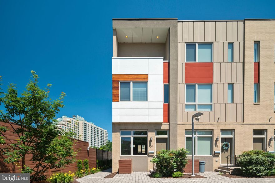 END UNIT Located in Meredith School catchment, settle into Bridgeview, the most anticipated new luxury town home development to revolutionize Queen Village! Hand crafted and precision engineered to display our commitment to excellence! Set on 3.5 acres of pristine Delaware River waterfront property, this community features breathtaking landscape design, stunning water features, and 5 pocket parks; including a dog park and playground. And that's not even the start! Each 3 bedroom / 3 bathroom home is a masterpiece in its own right! Stroll through the front door to unveil an exceptional open concept living room and dining room with connected gourmet kitchen. Your spectacular chef's kitchen is outfitted with top of the line GE stainless steel appliances, sparkling natural stone counters, and custom European style cabinetry. The second floor where you will find two well-appointed bedrooms fit with massive double hanging closets and accompanying spa style bathrooms. Next make your way upstairs to bask in the crowning jewel of this incredible luxury town home; an expansive 700 SF Master Suite fit for royalty! Your elegantly handcrafted master suite features spacious his and her walk-in closets with built in shelving and an exquisite master bathroom that leaves nothing to be desired. Spoil yourself in the custom-built open design shower, crafted with large format European porcelain tile, river stone flooring, and dual shower heads. As if that's not enough, we have also included a full sized finished basement for added storage and a sweeping rooftop sundeck with attached dry bar! All square footage numbers are approximate and include above and below grade square footage. Square footage and real estate taxes should be verified by the buyer.