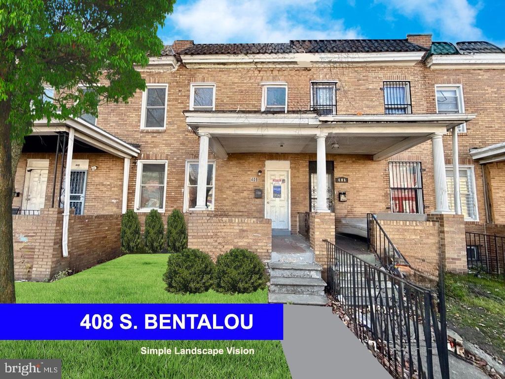 Photo of 408 S Bentalou Street, BALTIMORE, MD 21223 (MLS # MDBA2188280)
