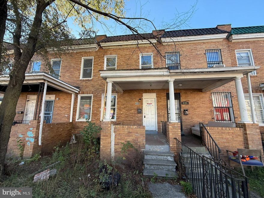 Welcome to 408 S Bentalou Street, a well-kept three-bedroom, one-bath brick townhome offering comfortable living space and classic Baltimore charm. The main level features a spacious living room, separate dining area, and a bright kitchen with ample cabinet storage and direct access to the rear yard.

Upstairs, three nicely sized bedrooms and a full bath provide a functional and traditional layout. The lower level offers clean utility and storage space with laundry hookups and room for future customization.

Conveniently located near local schools, public transportation, and commuter routes, this property is ideal for homeowners or investors seeking a solid, move-in ready home in a central West Baltimore neighborhood