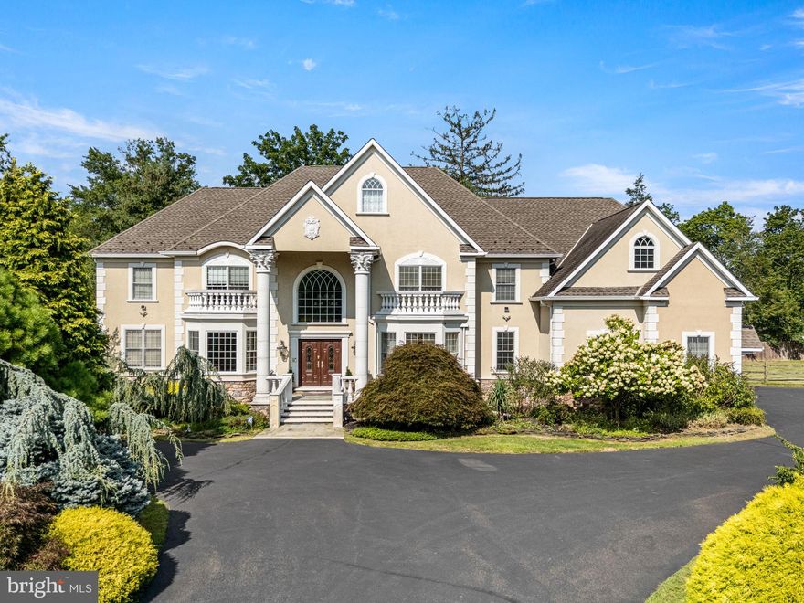 Welcome to 434 Meetinghouse Road, where thoughtful updates, recent renovations, flexible living space, and an exceptional location come together in one remarkable home. Situated in the highly regarded award-winning Upper Dublin School District with the Elementary school at walking distance, this move-in-ready property offers comfort, efficiency, and versatility for today's lifestyle.
Travel down the private driveway to the circular driveway to the show stopper colonial style home situated on over 1 acre of private landscaped ground, 3 garage spaces, with a ton of custom mill work and moldings, and plenty of upgrades make this home stand out from the rest. Enter the double doors to the two-story grand foyer a curved staircase with a wrought iron railing and gaze upon the hand painted medallion on the ceiling that is home to the imported chandelier that offers a motorized lift.
Step inside to discover recent renovations, including brand-new flooring throughout the living room and bedrooms, new carpeting, and updated ceiling fans and lighting fixtures. The first-floor features radiant heated marble flooring, providing warmth and comfort during the colder months. Generous living spaces are filled with natural light, creating an inviting atmosphere for both everyday living and entertaining. Tucked away next to the office is a formal powder room with a one-of-a-kind exceptional vanity that is referred as a Louie from France.
Need extra space? The partially finished basement offers endless possibilities for a recreation room, home gym, playroom, or office, while the fully finished attic provides even more flexible living space to fit your needs.
Designed with comfort and efficiency in mind, the home features a highly energy-efficient six-zone heating and 3HVAC cooling system, allowing personalized economic climate control in every room. Outside, enjoy a spacious setting with room to relax, gather, and create lasting memories.
Right off route 309, Ideally located near Ambler's vibrant downtown, restaurants, shopping, parks, major roadways, and public transportation, this home combines suburban charm with everyday convenience. Opportunities to own a beautifully updated home in an award-winning school district are rare - schedule your private tour today.