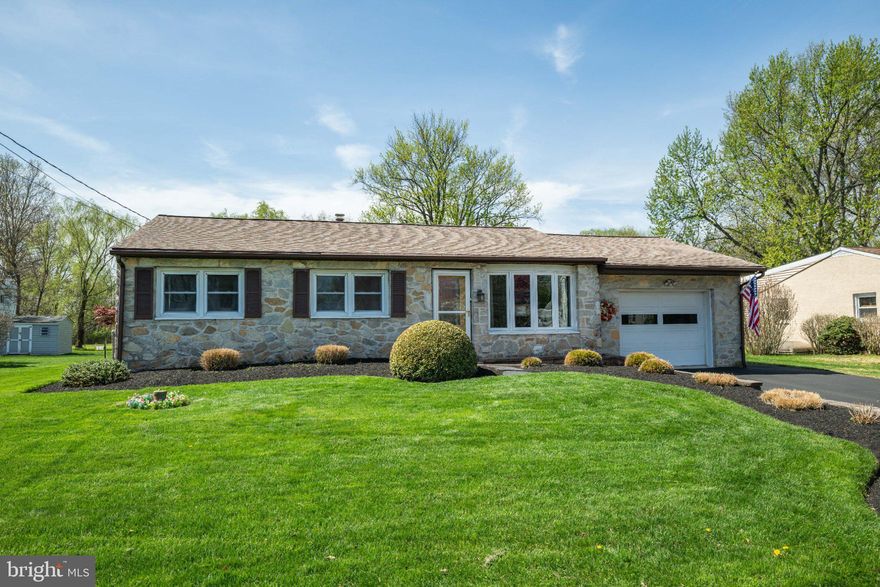 Your search is over!  This tastefully updated 3-bedroom blends comfort, craftmanship and thoughtful design in every corner. The open layout and gleaming hardwood floors that offer a warm and inviting atmosphere. The heart of the home is an updated open kitchen, which is bright, functional and seamlessly connected to the living and dining areas. 
A standout feature of the home is the reimagined primary suite. What were once two separate bedrooms have been transformed into a luxurious retreat, complete with walk in closet, beautifully finished primary bathroom and the convenience of an in-suite laundry room. 
Another area you will use often is the bright sunroom, equipped with its own mini-split system, provides year-round enjoyment and an ideal place to relax or entertain. Just outside, a private patio extends the living space and offers a quiet place to unwind.
This home also features a fully finished lower level, providing ample room for entertainment in your living room, eating area and bar or relaxation in your third bedroom with an ensuite powder room. It could be a separate living space for guests, or multi generational living.  There is also a second laundry room, two additional storage areas, and a cedar closet too!
With a nice sized yard, there is plenty of room for gardening, play, or simply enjoying the seasons. The attached garage features built-in storage, work bench and epoxy floors to keep it neat and tidy. Enjoy the peace of mind that comes with living in a property that has been lovingly cared for, with excellent condition throughout. 
This home offers easy access to routes 476 and 309, local amenities, parks, and recreational opportunities, making it an ideal choice for those who appreciate both tranquility and convenience. This is more than just a house; it's a place to call home.