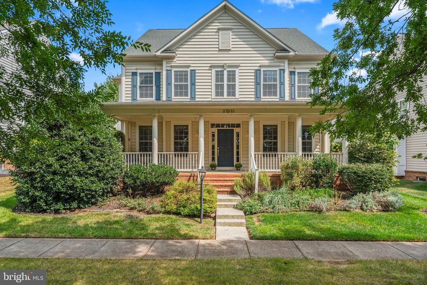 Welcome to this exceptional residence at 23251 Christopher Thomas Lane, nestled in the highly sought-after Brambleton community. This expansive home offers almost 6,000 square feet of living space spread across four levels, plus a versatile bonus room above the garage.

Step inside from the inviting full front porch to a grand main level designed for both everyday living and entertaining. This floor features a dedicated office, a spacious living room, a cozy den with a fireplace, and a formal dining room. The heart of the home is the eat-in gourmet kitchen, which provides direct access to the back deck and the bonus room.

The first upper level is a private sanctuary, highlighted by the primary suite. This serene retreat includes a sitting room, a generous walk-in closet, and an updated en suite bathroom with a relaxing soaking tub, a walk-in shower, and a dual vanity. This level also includes three additional secondary bedrooms and a hall bath.

The second upper level provides even more room to grow, with a flexible recreation area, a full bedroom, and a full bathroom, perfect for a playroom, media room, or guest quarters.

The lower level is an entertainer's dream, featuring a large recreation space, a dedicated movie room, a beverage storage room, and ample storage.

A unique and valuable feature of this home is the bonus room located above the garage. This space includes a walk-in closet and a full bath, making it an ideal in-law suite, guest room, or private office.

Located in the award-winning Brambleton community, residents enjoy an unparalleled lifestyle with access to a wealth of amenities, including walking trails, parks, pools, basketball and tennis courts, and top-rated schools. The home's prime location is also within walking distance of shopping, restaurants, and various community amenities, combining suburban tranquility with urban convenience.