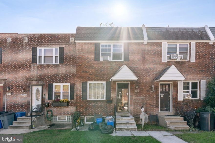 Welcome to 3582 Cresson Street! Move right into this fully renovated home.  The open-concept main floor greets you as you enter this light-filled space with newer windows, hardwood floors, coat closet, and neutral paint scheme.  The remodeled custom kitchen features granite countertops with tile backsplash and ample upper and lower cabinets with soft-close drawers. There is a stainless steel sink as well as a matching collection of Whirlpool stainless steel appliances including a gas range, built-in microwave and large refrigerator! The back staircase leads you down to the partially finished basement with washer and dryer.  The two upstairs bedrooms have hardwood floors, neutral paint and ceiling fans. Each bedroom has a double window and closet space. The full bathroom is light-filled with a large overhead skylight. 
The fenced-in backyard is a rare find in the city and the perfect place to enjoy a morning cup of coffee or BBQ your favorite meal before heading out to the Wissahickon trails.
East Falls is a top 15 neighborhood in Philadelphia with easy access to I-76, Rt 1, Henry and Ridge Ave and 10 minutes away from Center City via Kelly Drive. Walking distance to the East Falls train station, parks, bars, restaurants and retail in East Falls and Manayunk.