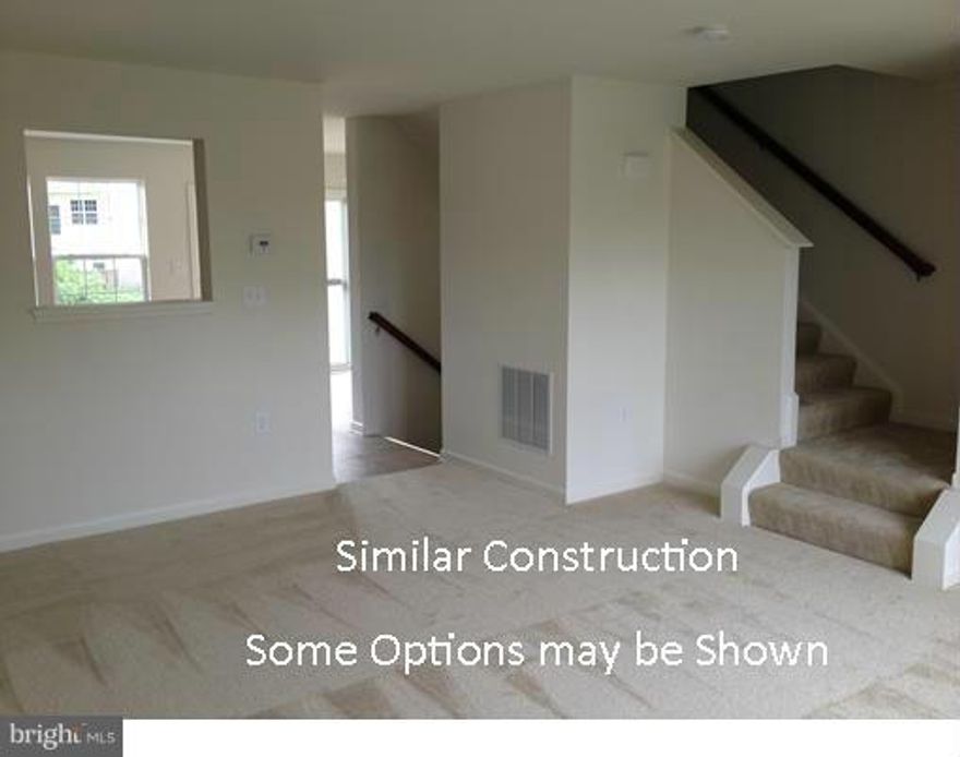 Dan Ryan Builders at Boyds Crossing offers new townhomes finished on all 3levels for June delivery. This handsome unit has over 1900 finished sq.ft. with room for all your needs like bright morning room off the upgraded island kitchen, spacious master suite with deluxe bath & 2 more finished rooms in the walkout lower level. Stylish front with 2 level box bay windows & stone watertable detail!