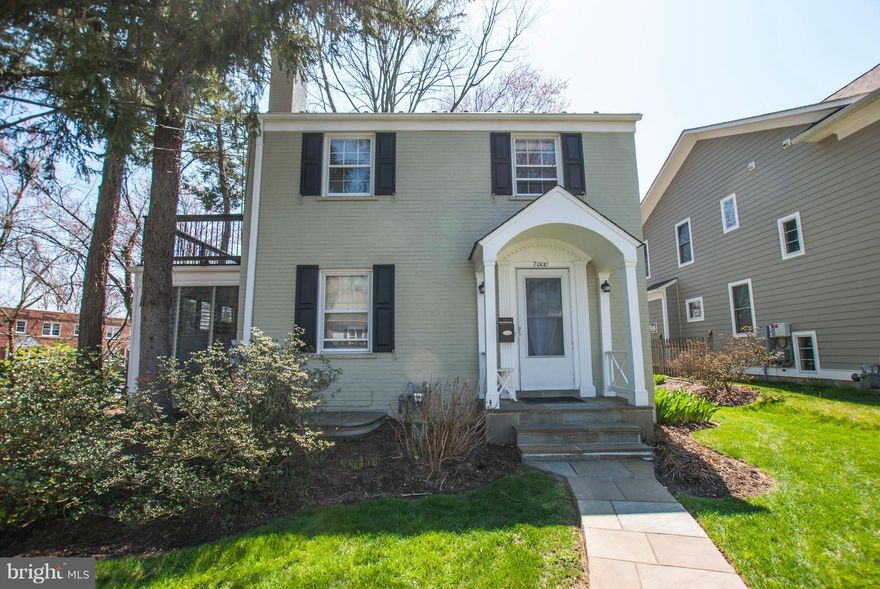 Amazing Location Steps to Bethesda Row! Driveway parking for 2+ cars in rear.  Recently renovated. Three Finished Levels, Porch off of main level upper deck off master bedroom. Charming Bethesda home in the perfect location!