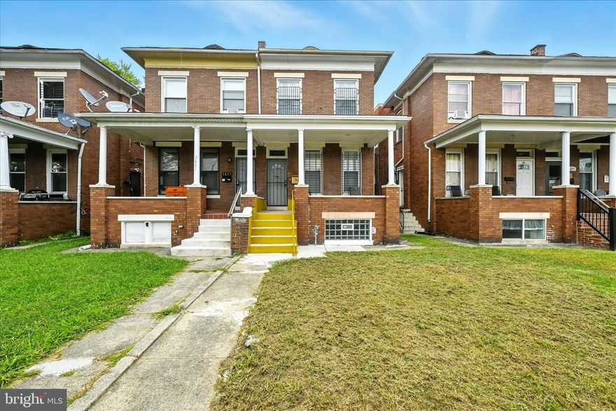 Welcome to 1609 N Hilton Street, a beautifully maintained semi-detached brick townhouse in Baltimore’s historic Rosemont community. Built in 1920, this home combines classic architecture with thoughtful updates, creating a warm and inviting retreat.
Step inside to find a bright and open main level featuring vaulted ceilings that enhance the sense of space and natural light. The living and dining areas flow seamlessly, offering plenty of room for entertaining, Convenient half bath on main level, and Stainless Steel Appliances in Kitchen.
Upstairs, discover four generously sized bedrooms, all thoughtfully arranged on the upper floor for privacy and comfort. Each bedroom feels open and airy thanks to the ceiling height and layout—perfect for families, guests, or creating a home office.
The lower level includes an additional full bath and bonus space, ideal for storage, recreation, or additional living space.
Outside, enjoy the benefits of extra yard space for gardening, outdoor gatherings, or simply relaxing. The brick exterior adds timeless curb appeal, while the location places you close to shopping, schools, commuter routes, and all the amenities of Baltimore City.
This home is perfect for those seeking space, comfort, and convenience—whether as a primary residence or as an investment opportunity in a growing neighborhood.