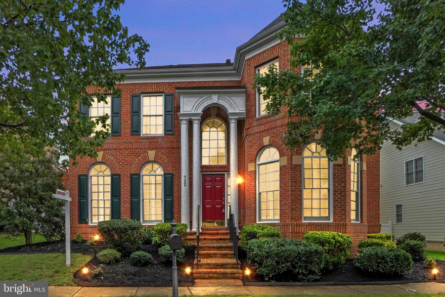 Welcome Home to spectacular 722 Coybay Drive! This elegant brick-front Colonial is located in the amenity-rich Kingsport community, offering both luxury and convenience. Featuring 5 bedrooms, 3 full baths, and 2 half baths, this home provides abundant space for family, guests, and entertaining. Inside, enjoy a well-designed layout with spacious living areas, a gourmet kitchen, and refined finishes throughout. The primary suite is a true retreat with a luxurious bath, while additional bedrooms offer flexibility for home offices, hobbies, or guest rooms. Outside, the property boasts a beautifully maintained exterior and access to the community’s top-notch amenities, including a pool, trails, and recreational areas. Located close to shopping, dining, and commuter routes, this home perfectly blends elegance with everyday convenience. Don't miss your chance to tour, schedule your showing today and experience the charm and sophistication of 722 Coybay Drive!