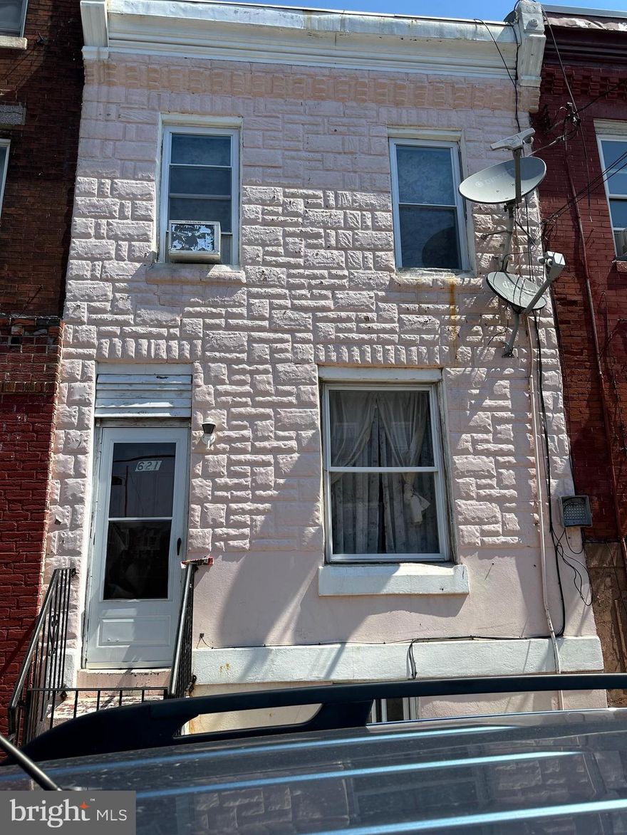 Affordable!!!  3-bedroom row house in a very convenient area of Philadelphia, close to schools and public transportation, etc., needs TLC, but it is being offered at a very low cost. Don't miss out on this excellent opportunity to own your house!