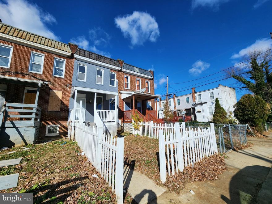 ONLINE AUCTION: Bidding begins 1/6/2026 @ 10:00 AM. Bidding ends 1/8/2026 @ 12:50 PM. List Price is Suggested Opening Bid. Deposit: $7,500.

2 Story Townhouse located in the Langston Hughes area.
JUST MINUTES to the Pimlico Race Course.
Easy access to major traffic artery Reisterstown Road.