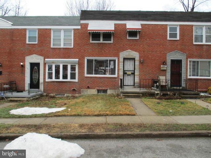 Cedonia offers all brick 3 finished level town house. Fully fenced rear yard that backs to alley with Possible off street parking !! Home has been upgraded in the past to include kitchen, bath and more. Open floor plan on main level. Built in shelves between dining area and L.R. Upper level has 3 nice size bedrooms and bath. Lower level has knotty pine family room with built in bar.