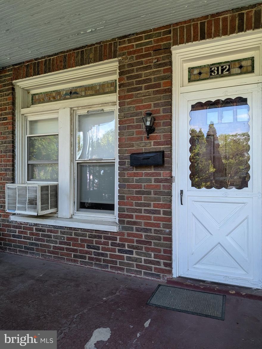 Investor Alert!
Rehab opportunity-Classic porchfront home in Baltimore. Spacious at over 2,000 square feet and features charming architecture &  hardwood floors throughout, spacious eat in kitchen and fenced yard. 
Upper features 3 Bedroom, Full bath with retro tile and fixtures and bright hall skylight. Lower level rec room already framed in and ready for your finishing touches. Significant potential ARV-see recent sale  at 316 Washburn for comparison.