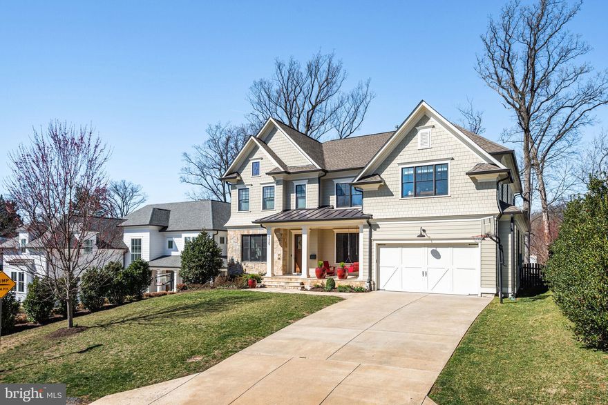 This stunning, 2016 Arts & Crafts Colonial property,
built by award-winning Douglas Construction, offers three beautifully finished
levels and almost 7,000 square feet of living space. The thoughtfully designed
floor plan features five bedrooms and five and a half bathrooms, with elegant
finishes throughout.
The heart of the home is the gourmet chef’s kitchen,
complete with upgraded countertops, a spacious island, ENERGY STAR top appliances
by Wolf and Subzero, and ample storage. The open layout flows seamlessly into
the family room, highlighted by one of three fireplaces with glass doors and a
refined mantel. Additional main-level features include a formal dining area, a
breakfast nook, a private library, a pantry and a mudroom with custom
built-ins.
The upper level hosts the luxurious owner’s suite, boasting
walk-in closets and a spa-like primary bath. A secondary open area with
hardwood floors adds versatility to the space. The finished lower level offers
exceptional living areas, including a large recreation room with a fireplace, a
game room, an exercise room, a dry bar with microwave and wine captain, storage
are, and a private fifth bedroom with a full bath.
Outdoor living is just as inviting, with a covered front
porch and a spacious rear deck featuring its own fireplace — perfect for
entertaining or relaxing year-round. Additional highlights include two-car
garage, front porch, recessed lighting, wood floors, sprinkler system, and an outdoor
hot tub.
Located within the boundary of the highly rated Walter
Whitman High School and just minutes from downtown Bethesda, this property offers
easy access to top-rated schools, shopping, dining, and major commuter routes.
Available from August 1 2025