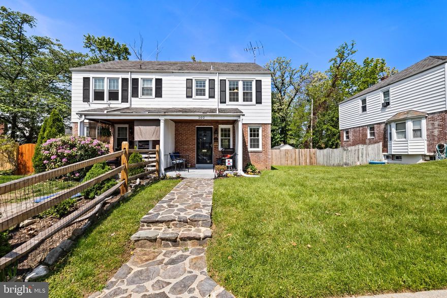 The current owner has loved this Towson semi-detached home for over 30 years and has updated it in the most thoughtful ways.  Tucked away but so convenient to all that Towson has to offer.  Freshly refinished hardwood floors and a complete kitchen renovation in 2017 makes this home a beauty! Not to mention the updated bathroom, adorable front porch and 2 car parking pad.  Did I mention the separately deeded detached garage/storage shed is also included?  Slate roof, Quartz countertops, newer appliances - do not delay, schedule today!