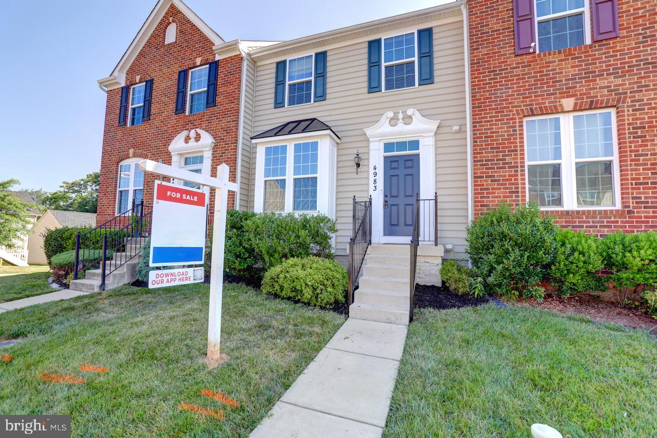 Light, bright and clean townhome in Linton at Ballenger Creek with 3 fully finished levels, fully fenced back yard backing to trees, brick patio and spacious deck. This home is in excellent condition, and features a fully finished basement with recreation room, 3rd full bathroom, 4th bedroom/den and flat walkout to brick patio. Main level has a modern open floorplan with hardwood flooring in kitchen, dining room and living room area. Upper-level washer dryer, along with primary bedroom w/full bath, and two junior bedrooms and a 2nd full bath. Two assigned parking spots marked 4983. This is a great property under 400K - schedule your showing today!