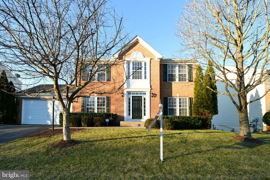 Beautiful brick front colonial that backs to trees. Our sellers have updated the kitchen, baths, HVAC and carpet. We have a main level study that has glass french doors for privacy. You will love the morning room with vaulted ceiling! Our lower level features a full bath, fourth bedroom and huge family room that walks out to a private backyard.