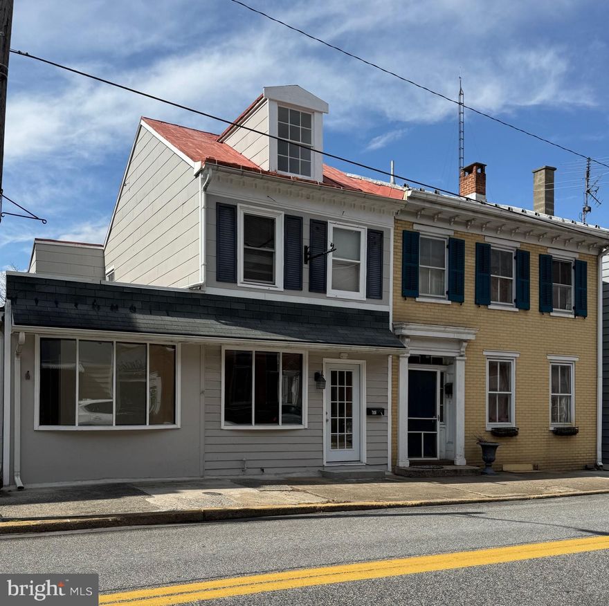 Come be part of the talented and spirited Mechanicsburg entrepeneurs  that have embraced one of the few true small towns that have retained i authentic roots and character!  Join with them  in  support of the  vibrant Chamber of Commerce and popular Historical Society. In 2025,  you can be part of Jubilee Day, which Penn Live describes  as possibly "the longest running one day street fair festival on the East Coast, always the third Thursday in June it heralds in the start of strawberry season, and gives over 300 merchants, artists, business folk and various community vendors the chance to showcase their work.  Tucked nicely into the heart of Mechanicsburg Borough's Old Town district, this property is only a block  off of Main Street. The two front rooms of the structure offer easy street access.  To the rear of the building is a spacious parking lot, accessed by the alley that runs between Simson St. and Main St. These rooms could be used for a small shop as befits the character of this area, or as an  office. There is a bathroom on the lower level, and basement space that could be used for storage. Please check with Mechanicsburg Borough  for usage questions, or contact the listing agent.