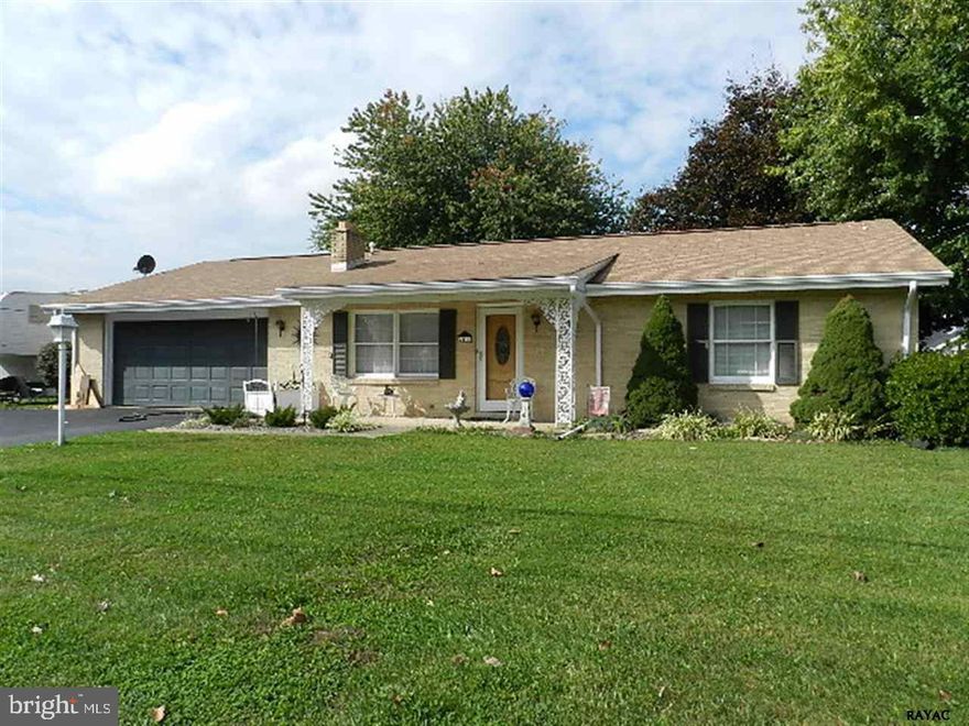 One Floor Living at it's Best!!!  All Brick Rancher Featuring: 1st Floor Lndry Rm, Eat-in kitchen w/wood cabinets. Living Rm w/wood burning fireplace. Sun Rm w/access to patio. Family Rm w/ Ceramic Tile Floor,  Master bed Rm w/ Cedar closet, Level lot, Anderson double pane windows, Covered front porch & back patio, Shed, Oversized driveway & Much More. Must see!