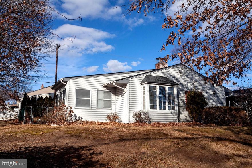 Opportunity knocks!! This lovely ranch home has been very well maintained by its longtime owner and is now priced to sell quickly! Throughout the years, many improvements have been made including vinyl siding, wonderful sunroom addition with ceiling fan, replaced windows, central air, roof  approx 5 years old, replaced sewer line and brand-new carpeting.  Security system in place but not connected.  Heater has been serviced and maintained by Meenan for many years. E & E Chimney has regularly serviced the chimneys.  Home also features a nice sized convenient storage shed and is perfectly situated on a spacious fenced in corner lot directly across from the privacy of  " green space". Great location for easy highway access, shopping and much sought after Pennsbury School District. Quick settlement possible!...Don't delay!