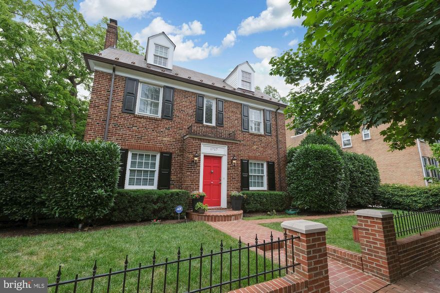 Traditional elegance meets modern comfort in this remarkable, fully detached Georgetown home. Featuring four bedrooms and four and one half baths, this home offers abundant interior space complimented by extraordinary outdoor living areas and a garage. Behind the handsome brick facade you enter into the center hall which opens to a gracious floorplan with natural light at every turn from the surrounding gardens. The elegant formal rooms are perfect for entertaining and the renovated kitchen and expansive family room make this home ideal for the modern lifestyle. The first upper level is home to the luxurious owner's suite with a show-stopping en suite bathroom. Two additional bedrooms, a renovated bathroom and laundry room complete this level. The top level features a bright and airy office, renovated bathroom and generously proportioned bedroom. The lower level has a dramatic living area, elegant wet bar, updated bathroom and oversized storage space just off of the tandem two car garage. The thoughtful exterior spaces are both plentiful and unique with two large terraces that feature multiple seating options, a pavilion structure with ceiling fans, a fully equipped outdoor kitchen, a fireplace and lush green gardens. With a location that offers supreme convenience, a gorgeous interior in immaculate condition and outdoor space rarely found in Georgetown, this home is truly one of a kind.