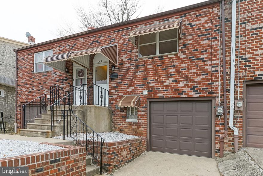 This lovely and well maintained home is located on a welcoming and quiet street in sought after Penny Pack Park! This recently renovated property has 3 bedrooms, 1.5 bathrooms, laundry room, bonus room (it could make a great gym, bedroom, playroom, home office or yoga/art studio) garage, and private covered patio. Enter your new home through the front door into the open concept living/dining area. The fantastic kitchen has stainless steel appliances, custom cabinetry, new flooring and backsplash. Two good sized bedrooms are located on the main floor as well as a large bathroom, with custom tile and an extra large bathtub. Continue downstairs where you will find an extra large living space with entrance to the covered back patio with brand new fence. Down the wide hallway you will find a powder room, laundry room, attached garage and bonus room. With easy access to I-95 you can be downtown in minutes, or commute to work outside of the city and beat the traffic with this optimal location. This home has central heating & air conditioning, brand new carpeting throughout and fresh paint. Large windows bring in natural light.  Over 1800 square feet, you have a lot of adaptable space to work with, make it yours!First Time Home Buyers may qualify for $5,000 First Front Door grant and the 6% (up to $10,000) Philadelphia First Home grant.