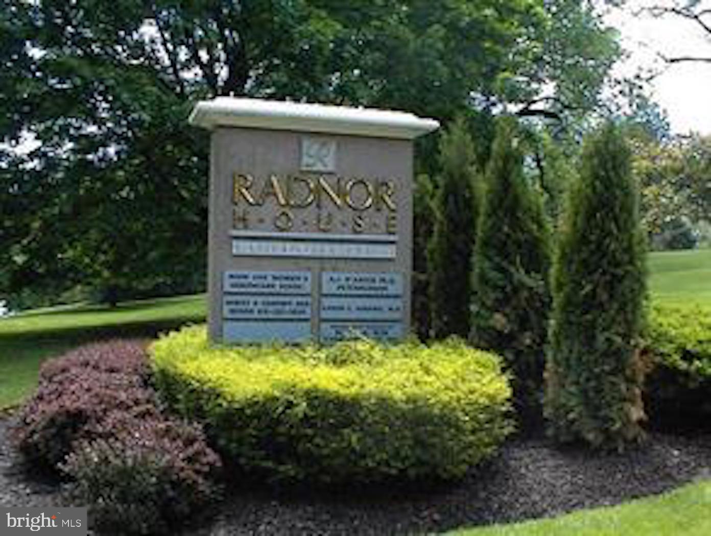 Welcome to #810 Radnor House! This delightful 1 bedroom, 1 bath unit has a lot to offer, with newer hardwood floors throughout and newer appliances, it's move-in ready! There are spectacular views from the bank of windows flanking the entire rear of the unit. Radnor house has much to offer and an ultra convenient location to everything make it an ideal place to call home. Just minutes from transportation, shops and restaurants are added perks! Award winning Radnor School District.
Requirements for move in: First months rent, last months rent and security deposit. There is an application fee as well. Condominium Association rules and regulations as well as affidavit from management company must accompany lease. There is a $100.00 elevator fee for move-in/move-out.
This is a non smoking complex and undergraduates are not permitted to rent.