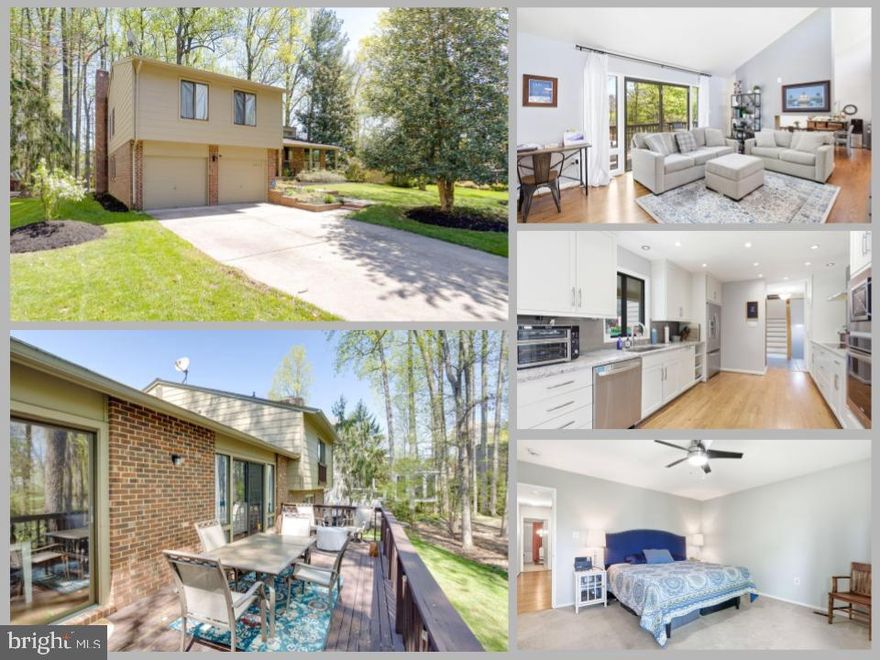 *Open Houses: 5-7 PM Friday, April 10 | 1-3 PM Saturday, April 11.*

This beautifully remodeled split-level home in sought-after Burke offers the perfect blend of space, style, and privacy. With four finished levels, five bedrooms, and 2.5 baths—including a finished lower-level fifth bedroom ideal for a guest suite, teen retreat, or private home office—the layout is designed for flexibility and modern living.

The contemporary kitchen features granite countertops, stainless steel appliances, an induction cooktop, and a cozy dining nook for everyday meals. Hardwood floors and tile span the upper levels, while multiple living areas—including two spacious living rooms and a dedicated lower-level media and recreation space—provide plenty of room to relax, work, and entertain.

Upstairs, the primary suite features a beautifully renovated bathroom with modern finishes and a sleek glass-enclosed shower. Additional bathrooms have also been tastefully updated, offering a clean, contemporary feel throughout the home.

The finished lower level is a standout feature, offering incredible versatility with space for a home office, fitness area, media room, or additional living space—perfect for today’s work-from-home and active lifestyles.

Set on over one-third of an acre, the private, wooded backyard provides a peaceful, park-like setting. Enjoy a large deck off the main living area and a separate patio off the lower-level family room—creating seamless indoor-outdoor living. Tucked away on a quiet cul-de-sac, this home offers a true sense of retreat.

Inside, enjoy the warmth of a wood-burning fireplace with a brick hearth in the lower-level living area, along with a modern bio-ethanol fireplace that serves as a striking focal point in the main living space.

Additional highlights include generous storage, thoughtful updates throughout, and well-maintained systems.

Ideally located near Burke Lake Park trails, Occoquan Regional Park, and the Workhouse Arts Center. Convenient to shopping and dining, including Wegmans, Whole Foods, Trader Joe’s, and the Burke Farmers Market. Commuters will appreciate easy access to Fort Belvoir, major routes (I-95/395/495 and Fairfax County Parkway), Springfield–Franconia Metro, VRE, and direct bus routes.

This home offers space, flexibility, and a move-in ready lifestyle in a peaceful Burke setting