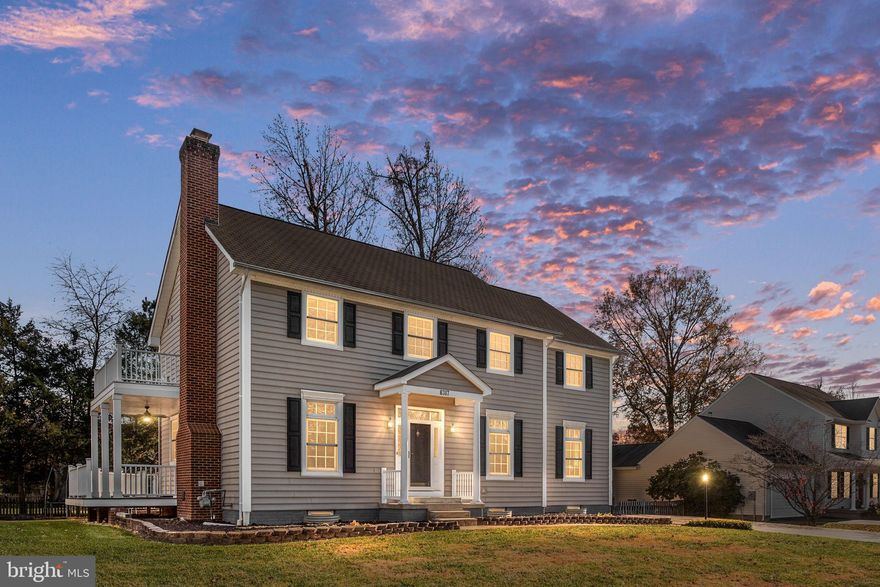 Welcome to your dream home nestled in a sought after community close to I95, commuter rail, shopping, and restaurants. This extremely well built, custom home has all the extra touches and includes 4-bedroom, 2 1/2 baths, almost 2900 sq ft finished living space and a full basement for additional expansion.  Upon entering, you have a beautiful hardwood staircase and exquisite crown molding throughout the home. The spacious and thoughtfully designed traditional floor plan seamlessly combines comfort and style, providing an ideal space for both relaxation and entertainment.  The living room has beautiful hardwoods, a masonry fireplace with a gorgeous mantle.  In addition, there is access to the covered side porch with ceiling fan.  The formal dining room with crown molding and chair rail is ideal for entertaining and is the second room with access to the back deck.  The butler's door keeps the kitchen dishes out of view from your guests in the dining room.

The  large chef's kitchen, complete with granite countertops, cherry cabinets, stainless steel appliances, and ample cabinet space also has a large island with bar seating and a large breakfast area. This is the third room with access to the back deck.   The mudroom/pantry area is sure to be a hit with room for groceries, appliances, a deep freezer, and a prep sink.  Durable, easy to clean Pergo flooring throughout this space.  

The second living space is a 20' by almost 15' family room with  high tech, home theater wiring with a surround sound system that conveys for all your movie nights.  Gleaming hardword floors, ceiling fan, high end windows and beautiful moldings are also found in this room.  For the remote or hybrid worker, there is a main level office with Pergo flooring and high end electrical, as well.  

The primary suite boasts a generously sized bedroom with access to the upper level deck to enjoy morning coffee or watch the sunset while reading a book.  The walk-in closet is fitted with closet organizers.  The en-suite bath has a jetted tub, separate shower and maple cabinets.  The upstairs has three generously sized bedrooms all with Pergo or Bamboo floors,  ceiling fans, and crown molding.  These bedrooms share a hall bath with double sinks and maple cabinetry separated from the tub shower and commode for less hectic morning routines.

One of the standout features of this property is the amazing wrap-around back deck that is 34 feet long!  You're sure to love the lower maintenance of vinyl rails and posts! This fantastic deck offers a seamless extension of the living space and creates an outdoor oasis for relaxation and gatherings. Whether you're sipping your morning coffee or hosting a summer barbecue, this deck provides the perfect backdrop for creating lasting memories.

The set-back two car garage is the perfect space for the car enthusiast or wood worker.  It has insulated garage doors and the Puma air compressor conveys.  Added safety features include 5/8 fire resistant drywall & solid core doors throughout.  

The active neighborhood is abundant with amenities including pool, clubhouse, baseball/soccer fields, basketball, tennis, pickleball courts, a sand volleyball court, and a playground for a very minimal HOA fee.  This home has both elementary and high schools within walking distance, parks, and local amenities, making it an attractive choice for those seeking the perfect blend of urban accessibility and suburban tranquility.  Don't miss the opportunity to make this beautifully built property your own- schedule a viewing today and envision the life of comfort and convenience that awaits you in this desirable suburban retreat.