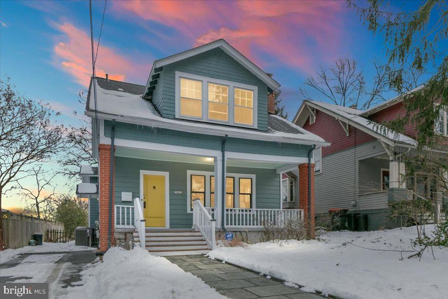 This bright, spacious, quintessentially “Takoma Park” home is a breath of fresh air. Expanded from the original Bungalow, the home features a smartly integrated rear addition. The result is a home that flows and functions perfectly for modern needs, but retains the charm and character of the original 1918 home. As you enter the home, the original wooden banister, mouldings, hardwood flooring, and fireplace set the tone. The home is full of light and color, with elegant french blue trim, a blue dining area with crystal chandelier, and creamy white family room at the rear. The kitchen is large and smartly arranged to include an eat-in area, tons of storage space, and a half bath is cleverly tucked in across from additional closets and storage. Every nook and cranny of this home offers something a little bit different and special. As you travel upstairs, the central bedroom at the top of the stairs is large enough to fit a king sized bed if desired. Painted in a lovely warm beige-pink, this room feels intimate and cozy despite its size. There is a generous closet… but step further and there is a “secret” additional closet tucked into the eves of the home… The perfect place for extra storage... Or the reading and play nook of your dreams! The front bedroom offers additional storage and another “secret” room under the eves. These bedrooms are serviced by a full bath in the hall. The modern primary bedroom at the rear of the home is an oasis. Boasting a vaulted ceiling as well as two large closets - one that could even be another special little hobby hole - the entire room is washed in a calming shade of green and features a wall of windows with a view of the tree canopy. The en suite private bath is large and bright. The basement is unfinished and has a convenient open laundry area with a utility sink.  

The home has been well and lovingly maintained. Updates range from a roof replacement in 2023, full exterior paint in 2023, re-lining of the chimney in 2022, new air conditioning system in 2022, sewer line replacement in 2018, to a new front walk in 2018. The interior of the home was freshly painted in 2024. 

This home is so delightful that if it was on an island in the middle of nowhere, it would still be cute. But stick it in walking distance to all of the hip and happening things in Takoma Park? Stunning! Steps from this home are conveniences and luxuries alike: Cielo Rojo fine mexican food, Soko a local butcher shop, The Co-op for groceries, Azalea City Nails, The Still Point Spa, are all about a block away. A bit further down Carroll Ave. and you’ll find Takoma Beverage Company, People’s Books, The Girl and the Vine wine bar, Motorkat restaurant and much more. 

Getting around is easy with all of this within walking distance, but if you want to go further afield the home is about a mile and a half from the Red Line Metro at Takoma Park. The new Puple line will be going in at Piney Branch and University, a short bus ride away. Driving into Washington is an easy straight shot down North Capitol and commuting further afield is simple with access to 495 only a few minutes away.