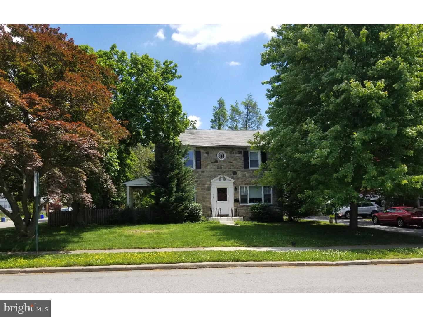 Pack your bags and move right into this charming center hall stone Colonial home located in the Bon Air section of Havertown. This home sits on a level corner lot where you can enjoy the shade of the mature trees. The formal living room boasts a beautiful marble fireplace, a powder room and an exit to a covered side porch - a great place to relax at the end of each day. Updated, gourmet kitchen with granite counter tops & island, ceramic tile floor and GE Profile appliances will entice you to cook and entertain. Other amenities include gleaming hardwood floors throughout the home, new A/C installed in 2013, hot water heater installed in 2013, heater installed in 2007, 200 Amp electric service, newer replacement windows throughout & Fios ready. 2 car garage located just outside your kitchen door provides additional convenience in all types of weather. Walk to Manoa Elementary School & playgrounds plus easy access to Rt.1 (City Ave.), R.3 (W. Chester Pk), 476 (Blue Route), Center City & the Main Line. Convenient to shopping centers, supermarkets, retail stores, banks & much more.