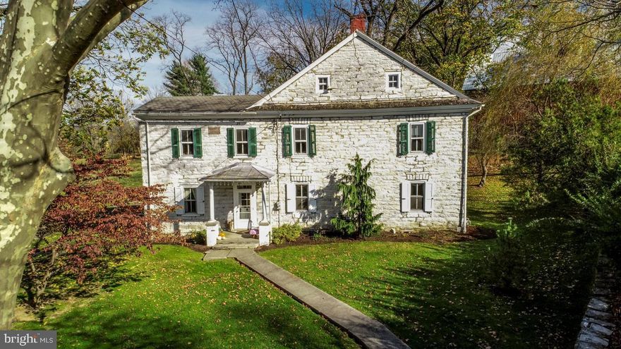 Bring your ideas and dreams....Character abounds in every room of this 1777 home; Unique 4BR Stone Colonial Farmhouse. Featuring; Solid limestone exterior, wide plank floors, deep windowsills, high ceilings throughout and stone fireplace.  Private 3/4 acre lot over looks pasture. Neighboring barn may rented from owner. Home is well maintained but needs some paint and TLC. For more information & Showings 717-203-7597.