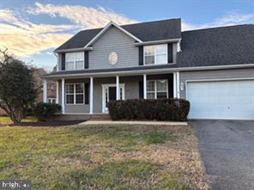 Two story Colonial offering 4 bedrooms 2.5 baths. Large family room off the kitchen and separate formal living and dining area with an office space on the main level. Large kitchen with island over looks nice size fence yard. Attached 2 car garage. Deck off the kitchen.  Will be available around the 3rd week of February 2026.