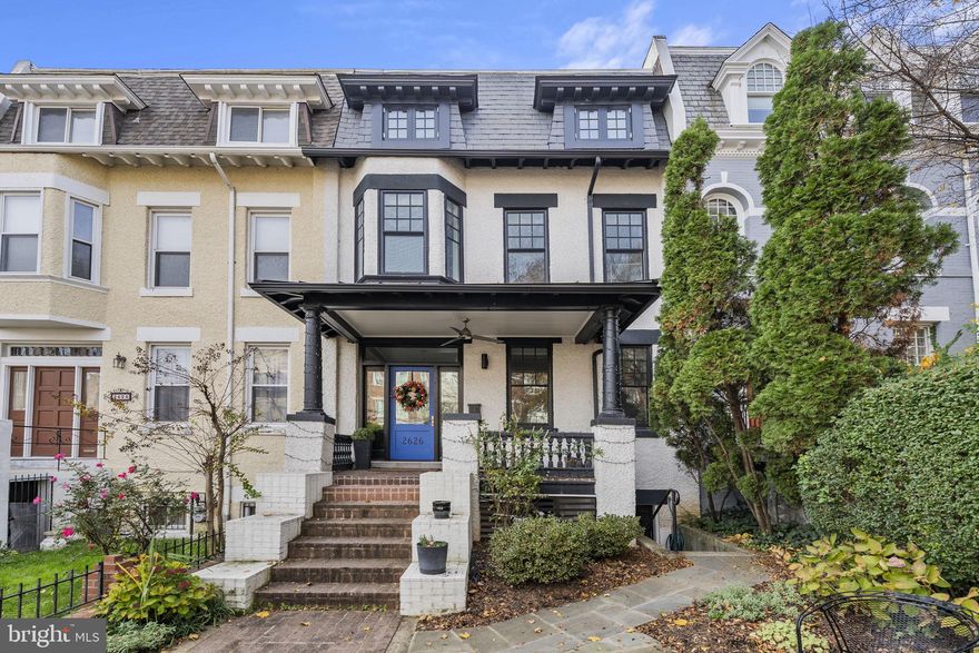 Welcome to this stunning row house in Woodley Park! Completely renovated in 2017, this home has all the modern amenities with the charm of a historic home.

This is home is a multi-unit. Upstairs is 5 bedrooms and 4.5 baths. Downstairs is a 1 bed, 1 ba rental unit with a legal C of O, currently tenanted till 6/24 for $2250 a month.

First level: herringbone hardwood floors, living room with a wood burning fireplace, dining room, a lovely half bath and a well-appointed kitchen with modern appliances. There's an open floor plan that seamlessly connects the kitchen to the dining area, creating a welcoming space for entertaining guests plus a sun room,

Second level: Two amply sized bedrooms, the third bedroom with a sun room that's currently being used as a den/play room and 2 full baths.

Third level: the guest bedroom with a full bath and another sun room (currently being used as an office) and an inviting primary bedroom with an en-suite full bathroom and generous closet space.

One of the standout features of this home is the backyard, perfect for outdoor entertaining or simply enjoying a moment of tranquility. The yard is ideal for gardening enthusiasts or those with pets who need their own space to roam.

Also included are two parking spots and an electric car charger.

Located in the highly sought-after neighborhood of Woodley Park, this home is in bounds for Oyster Elementary and a quick walk to the Metro (Red line), multiple bus lines, retail and restaurants.