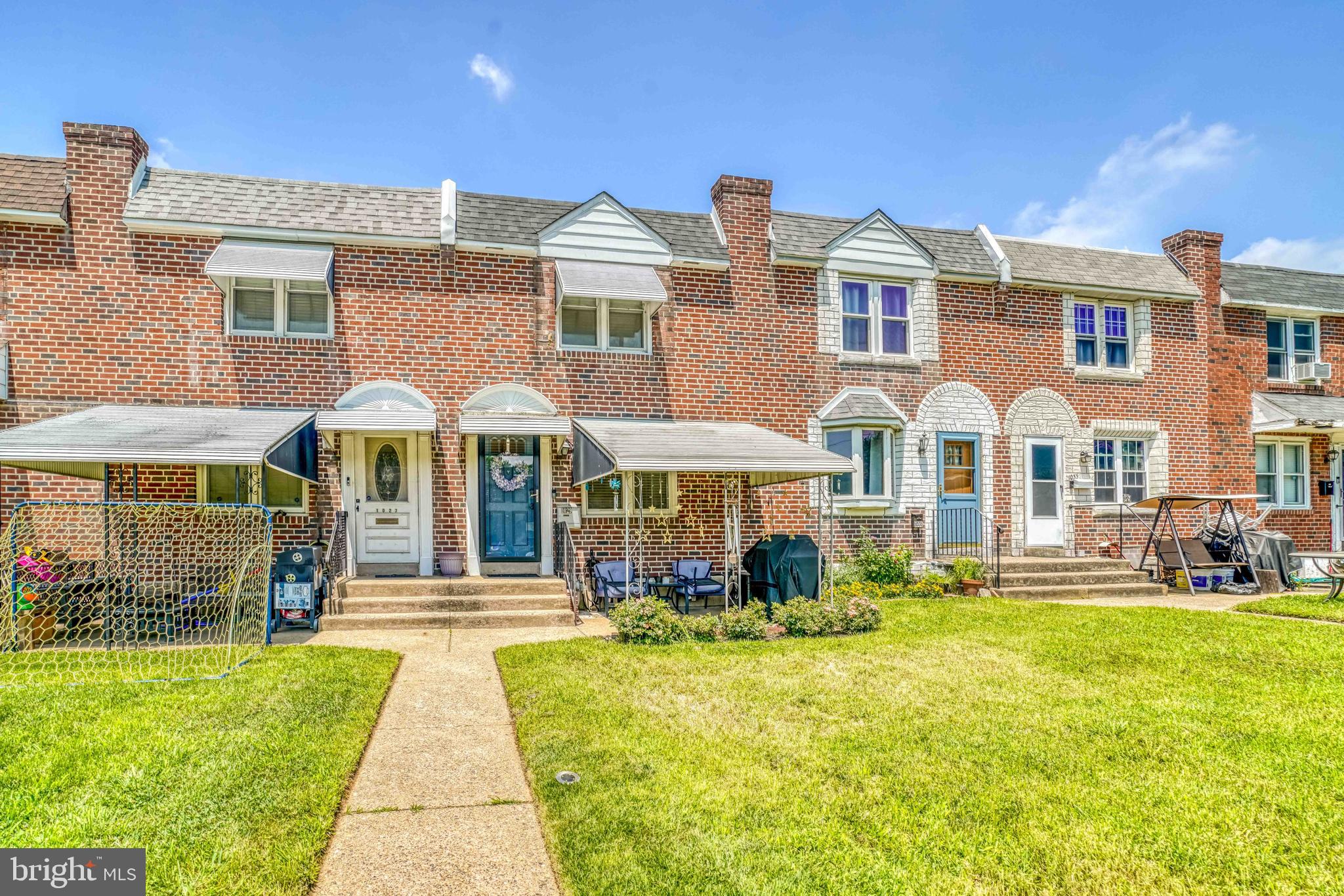 Welcome Home to 1029 Taylor Drive! Located in the desirable Delmar Village neighborhood of Folcroft, this beautifully maintained home is a true gem. From the moment you arrive, you’ll be drawn in by the home’s charming curb appeal, complete with a spacious front yard and a covered cement patio—perfect for enjoying sunny days outdoors. Step inside to discover a warm and inviting living room featuring stylish flooring, recessed lighting, and neutral paint tones that create a warm and inviting atmosphere. The dining area offers plenty of space for family meals and gatherings, highlighted by beautiful flooring, a beautiful light fixture with ceiling fan, and neutral paint colors. The beautiful eat-in kitchen is a showstopper—featuring beautiful cabinetry with plenty of storage, stylish countertops and backsplash, a deep stainless-steel sink with modern faucet, and all the essential updated appliances including a gas stove, dishwasher and refrigerator. A large kitchen window brings in fantastic natural light to brighten your mornings. Upstairs, the second floor offers a spacious hallway with nice hardwood floors and three well-sized bedrooms and a full bathroom. The primary bedroom offers generous closet space, soft carpeting, a ceiling fan with light, and calming paint tones. The middle bedroom offers cozy carpeting and great natural light and good closet space, while the rear bedroom features beautiful flooring, good size closet space and natural paint colors. The full hall bathroom is clean and bright with a skylight, large mirror, updated lighting, stylish vanity, and a beautifully maintained tub/shower area. The finished basement expands your living space even further with good ceiling height, a convenient half bath, and a nice laundry area. Whether you need a fourth bedroom, home office, playroom, or entertainment space, this level offers endless possibilities. And a rear exit that leads you to your rear driveway area with a 1-car attached garage, and a small rear yard across the rear driveway. This home has clearly been well cared for and is move-in ready. Whether you're a first-time buyer or looking to upgrade, this property is a fantastic opportunity. Located near the Philadelphia International Airport, major highways, public transportation, shopping, schools, and more. Why rent when you can own a home? Don’t wait—schedule your showing today and make 1029 Taylor Drive your new address!