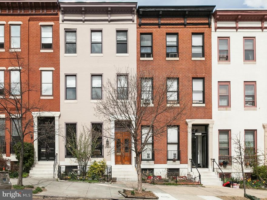 All of your "must haves" in one home! - High ceilings, architectural details,  eat in kitchen, 3 potential Master Suites to choose from , 1 (could be 2) off street "green"  parking spots, great basement, lovely fully fenced garden, new windows (2006) and  laundry on 3 of 4 levels! Enjoy the private 3rd floor Master Suite or use as work space, or separate in-law suite for family, or extra income.