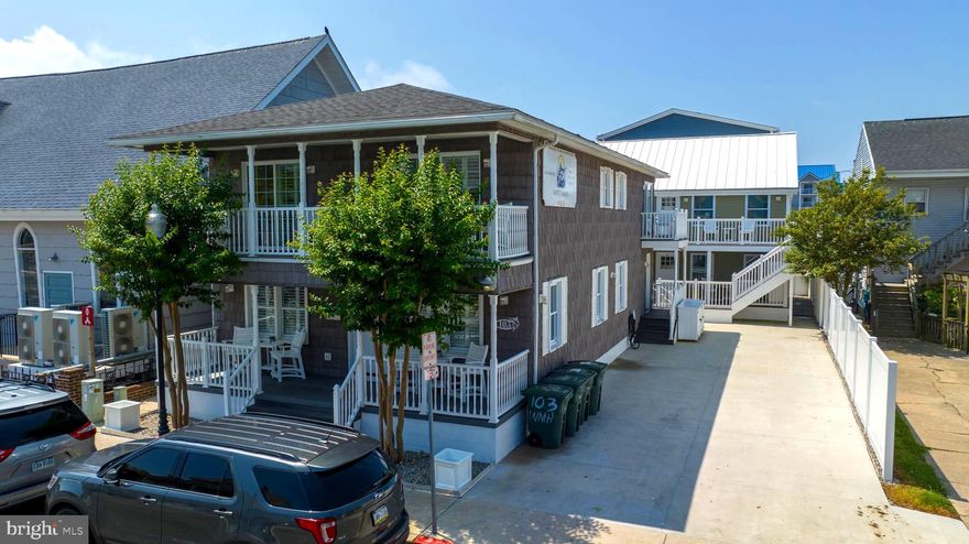 Calling all investors! Introducing The White Marlin House & Suites, an exceptional real estate opportunity in downtown, old Ocean City, Md. This stunning and spacious 4 bed/4 bath single-family home PLUS four, 2 bed/1 bath apartments in the rear building grosses over $220,000 annually. With its recent renovations, this charming beach property combines all the modern amenities and luxury you've come to expect with that old town Ocean City nostalgia we all know and love.

The centerpiece of this remarkable property is the massive single family, 4 bed, 4 bath home, complete with two kitchen islands and new high-efficiency stainless steel appliances. Cooking at the beach is a breeze for the family chefs, who can still be included in all the family activities thanks to the open concept living space. The kitchen features a four-burner gas stove with a griddle, a double door refrigerator with an ice maker, and a dishwasher.

The main home boasts large bedrooms and spacious interior and exterior entertaining areas.  The open floor plan seamlessly connects the media area, sitting area, and kitchen area, ensuring ample space for relaxation and enjoyment. Private parking (5 spots in the private driveway - one for each dwelling) adds to the convenience and accessibility of this exceptional property.

Additionally, The White Marlin House includes a separate building at the rear, offering four individual two-bedroom, one-bath rental apartments. Each unit is thoughtfully designed with a small kitchenette, living area, two bedrooms, and a full bath. These well-appointed suites, rebuilt from the ground up in Summer 2019, can accommodate up to six guests each. Tankless Rinnai water heaters ensure uninterrupted hot showers after a long day on the beach.

Location is key, and The White Marlin House & Suites are ideally situated just steps away from the beach and Ocean City's world-famous boardwalk. Whether guests are seeking relaxation by the shore or excitement in the vibrant downtown area, this property offers the best of both worlds.

Investors will appreciate the impressive annual gross income of over $230,000, making The White Marlin House & Suites a lucrative opportunity. With its combination of a spacious and beautifully renovated main home and additional rental apartments, this property presents an excellent chance to maximize returns. The main home typically rents for $1,600-$1,800 per night year round. And each apartment averages $350/night, year round. 

Live in one of the units (or the main home) and rent the rest, rent the entire complex or each unit individually. The choice is yours. 

Being offered turnkey, this property is being sold fully furnished (interior and exterior) with everything you need for success - including the website,  50+ sets of linens, bath towels, kitchen wares, electronics and more. Must honor rentals for 2023.

Don't miss out on this incredible investment opportunity. Contact me today to learn more and arrange your private viewing of The White Marlin House & Suites.