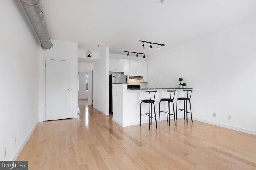 Beautiful like NEW contemporary condo at Nob Hill Manayunk with private parking in front of the unit. Available now and ready to move in. This place has new hardwood floors and is completely freshly painted. The sunny living room and kitchen have beautiful hardwood floors, big windows, granite countertop, and stainless steel appliances. Very private master bedroom with a nice view over Manayunk and a generous-sized closet. Big bathroom. New dryer and washer in the unit. Newer water heater. Newer Central air conditioning system and heating unit. Private parking lot in front of the apartment.  Common open area with grills and tables.  Walking distance to the train station, Manayunk Main Street, shops, and restaurants. Cul de sac lot. Low utilities. The landlord pays the condo fee, parking, trash, water, snow removal, and all ground maintenance. No Pets (Owner is a real estate licensed agent)