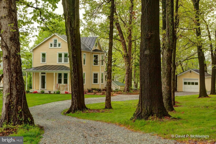 Between Shepherdstown and Harpers FERRY. At the foot of a long entry drive. a charming farm house redone top to bottom. Lush  lawns, ancient trees, extensive plantings. Spray insulation, HVAC, wiring, plumbing, walls, windows, all new. Wonderful covered rear porch. Wood floors, marble, granite/ss  Peaceful  Impeccable,tasteful. beautiful. Commuters:10 mins to MARC. 20 to Leesburg. NO COVENANTS!