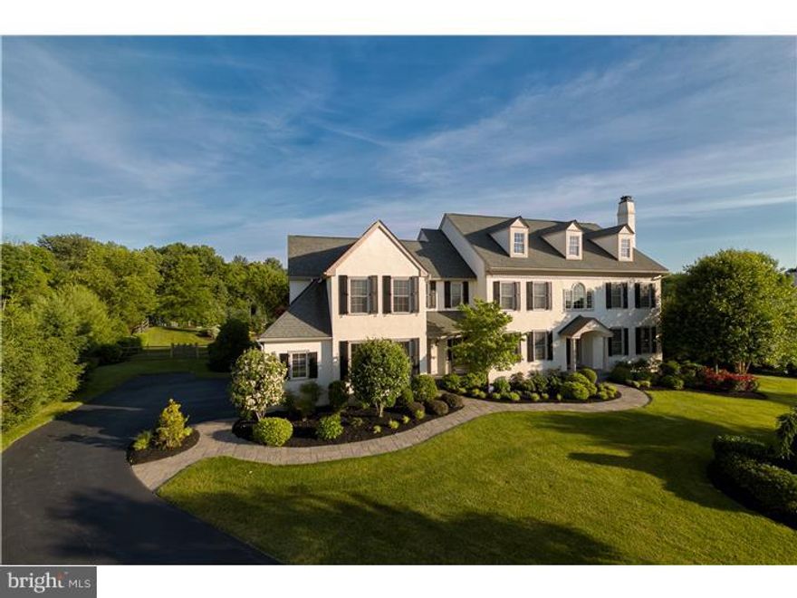 Featured Home in February 2015 issue of County Lines Magazine!  Located in the quiet enclave community of Valley Park, this stunning property combines traditional elegance with the beauty of a Chester County landscape!  Just minutes from Valley Forge, King of Prussia, Great Valley, and the Main Line; this Bentley-built classic center-hall Colonial is set on a picturesque, one-acre homesite with fenced yard backing to open space.  Flagstone patios and beautiful, lush landscaping create a wonderful oasis to relax or entertain outdoors.  Upscale amenities include a gourmet Kitchen w/ top-of-the-line Viking appliances, Butler's Pantry w/ refrigerated wine storage, 9-1/2' first floor ceilings, upgraded millwork, cherry-stained Study, site-finished hardwood flooring, two fireplaces, luxurious Owner's Suite with large sitting area, and 2nd floor Laundry w/ Electrolux washer & dryer.  The full basement is ready to be finished and includes rough plumbing for an additional Powder Room and Bentley's signature daylight window design with boulder retaining wall.  The potential is limitless - just bring your imagination!  The home's interior has been professionally painted with a beautiful, custom color palette and the lawn is easily cared for with a complete, thirteen-zone irrigation system.  This property has been meticulously maintained and exemplifies the definition of "turn-key!"  It's definitely one not to be missed.