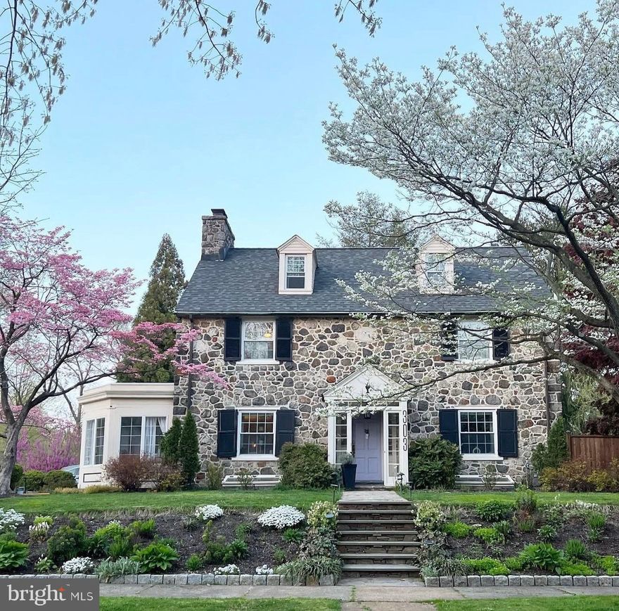 Absolutely beautiful 5BR, 2.5BA, Stone Colonial in Brandywine Hills.  This home is a stunner, and has been gorgeously updated and lovingly maintained by the current owners.  Highlights of this Center Hall Colonial are extensive, but one of the real stand outs is a completely remodeled chef's kitchen that has been opened up to the rest of the house.  Kitchen includes a GE appliance suite, over the stove pot filler faucet, under cabinet and pendant lighting, 42" cabinets, island, and solid surface counters.  No detail was overlooked!  It is beautiful.  The main floor also offers a Spacious Living Room w/ wainscotting, rich, thick moldings, and gas fireplace with a flat, brick hearth.  French doors lead to a bright sunroom with exposed stone and casement windows, which would make a great den or office.  Towards the back of the home off the kitchen is a family room complete with fireplace, skylight, built ins, and stone accent walls.  French doors lead outside to the beautiful patio and pool area and side flagstone terrace. Renovated powder room completes the main floor.  Up the stairs five bedrooms await including the primary bedroom with an attached, completely renovated ensuite bath with glass shower, built in speakers, and custom tile work.  All of the bedrooms are well sized and some include built in dressers.  The third floor could be used as a bedroom, art studio, or hang-out room.  Final highlights include hardwood floors throughout the home, deep window sills, replacement windows, tasteful landscaping,  and all of the interior has been freshly painted.  2 car attached garage with home gym, sizable basement, and shed as well!  There is so much to love about this home, it is really hard to list it all.   To be sold fully furnished!  Showings to begin Monday May 4th at noon.  This home is an absolute must see!  More pool pictures and exterior shots coming soon.  *Public records was used to determine sq footage.  Buyer to confirm sq footage.
