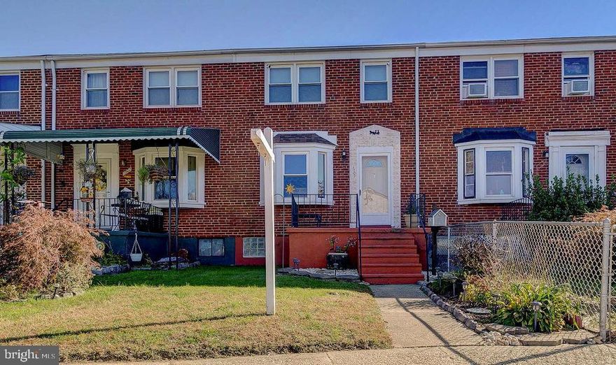 Updated brick townhome with water view in the Dundalk/West Inverness area. The main level offers spacious living room, separate dining room and an updated kitchen with a NEW refrigerator (2020). NEW windows (2015), NEW HVAC (2017), NEW roof (2018), NEW chimney (2019), NEW hot water heater (2017). Basement is partially finished, providing additional living space for your family. The basement also boasts a separate laundry area (with 2-year-old washer) and half bath. Finished rear deck off the kitchen w/ adjacent parking area in the back. Peaceful water views from the back deck where you can relax and enjoy a morning coffee or evening nightcap after a long day. Make your appointment today before it’s gone!