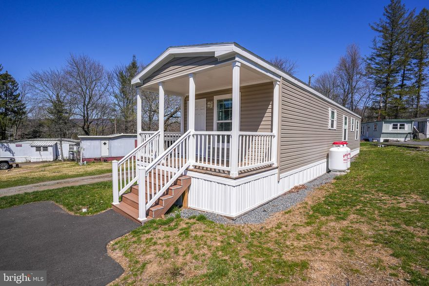 Start fresh with this brand-new 2 bedroom, 1 full bath mobile home offering simple, low-maintenance living at an affordable price point. This home features a functional layout with a bright living area, efficient kitchen, comfortable bedrooms, and a laundry hookup for added convenience. Everything is brand new, giving you peace of mind and minimal upkeep for years to come, and the seller is including a 2-year home warranty for added protection. Conveniently located just minutes from major roadways including Route 209, Route 248, and the PA Turnpike Northeast Extension (I-476), making commuting a breeze. Nearby amenities include shopping, dining, and everyday essentials, along with close proximity to both St. Luke’s Hospital and Lehigh Valley Health Network for added peace of mind. Outdoor enthusiasts will appreciate being just a short drive from Beltzville Lake State Park and the many parks, trails, and recreation options throughout Carbon County. Lot rent is $585/month and includes trash. Residents are responsible for all utilities, lawn care, and snow removal.