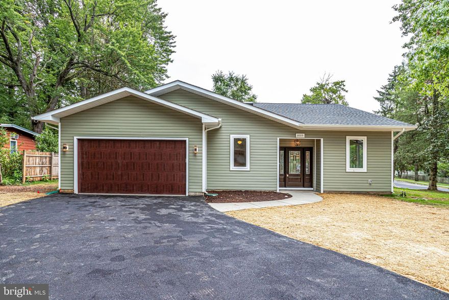 Beautiful Mid Century Modern home in quiet community. More than 2000 sq.ft. brand new construction incl. 2-car garage. Plus 1000 sq.ft. all rebuilt.  All new electric, sewage, plumbing, SS appliances.  Close to 495, 66, downtown DC & Tysons. 3 metros nearby.  Fairfax County school district. Yard-seeding to be completed when temperatures are cooler. The county is still to update their records of the sq.ft & assessed value. Stage items do not convey.  agent is owner