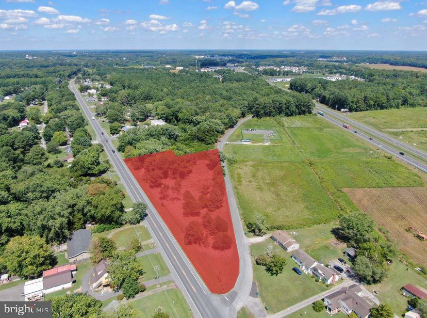 +/- 1.75 acres of commercial land fronting Bi-State Boulevard and Stage Road in Delmar, Maryland. The site is situated within the Town of Delmar and offers public water/sewer access. Lot Outline: 1-9, 120, only.
