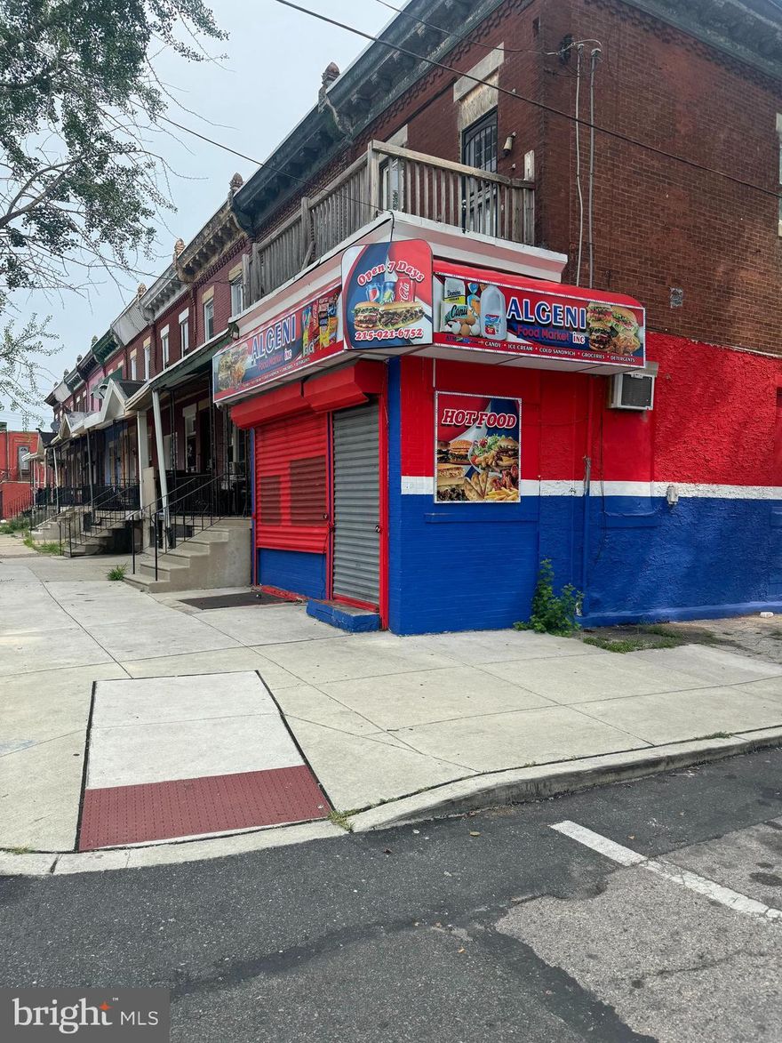 JUST HIT MARKET IN WEST PHILLY!!! VACANT MIXED USE building with store that was recently rented for $1700 per month    One apartment has been recently updated and was previously rented  for $1220 per month.  The other unit is vacant and needs renovation. Seller requests use of ACT Land Transfer for title.  Property to be sold as is.  Schedule your showing today!