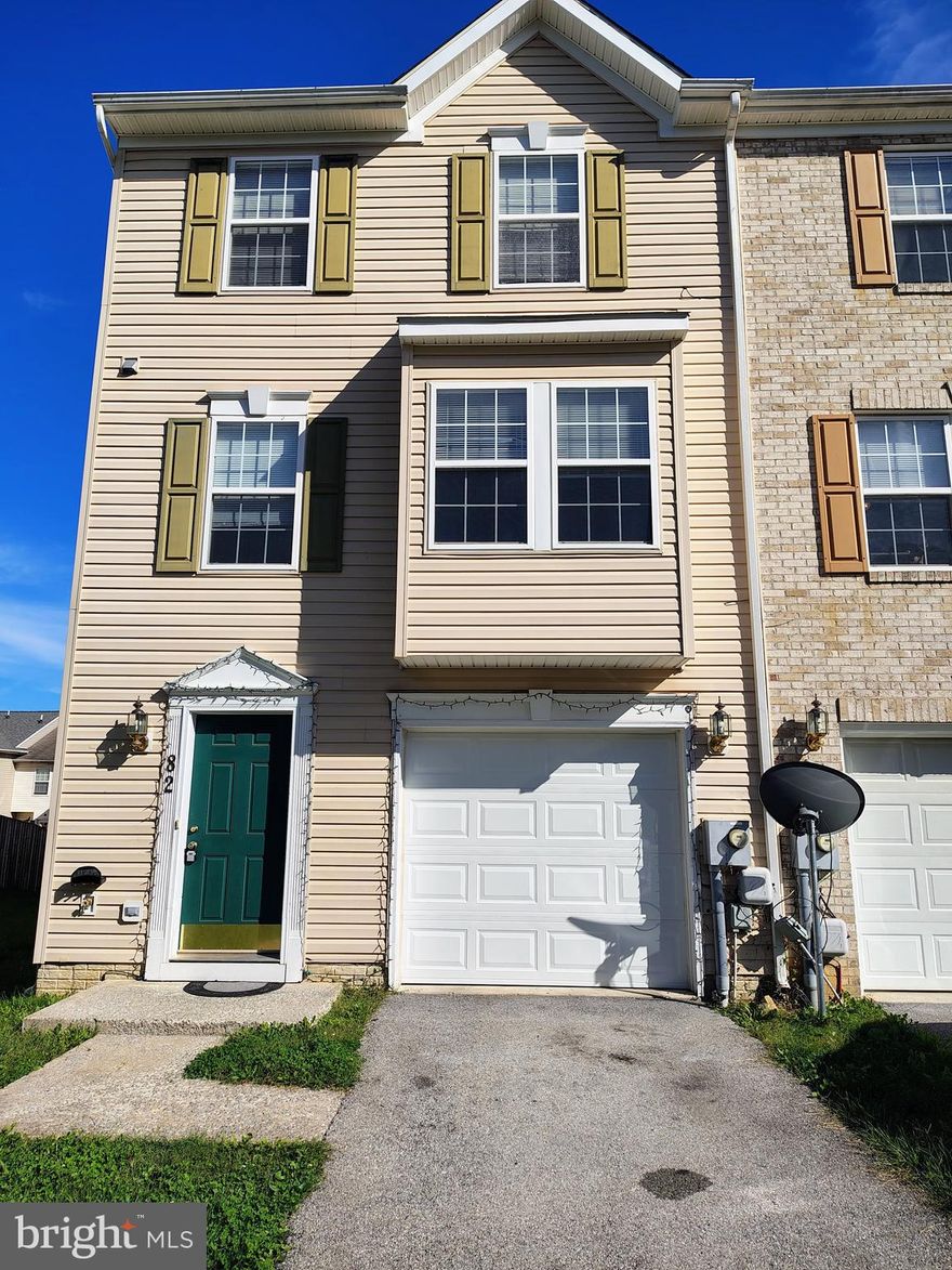 End unit 3 bedroom and 2 and 1/2 bath townhouse with garage within minutes of downtown Charles Town and with easy access to RTS 340 and 9. The kitchen had plenty of cabins for storage with an island, dining area, and a large living room. Master suite with walk-in closet and separate tub and shower in the bathroom. The other 2 bedroom and full bath. It also has a fenced-in yard. Unfinished basement for extra storage. Washer and dryer are included. Pets will be accepted on a case-by-case basis, $300 non-refundable fee and a $50 pet fee a month. The renter is responsible for all utilities and lawn maintenance. Minimum 12 months but would prefer 18 months. No smoking is allowed inside. Income must be 3x of the rent and a credit score of 620 and above is preferred. Parking in front of the townhouse is not allowed.