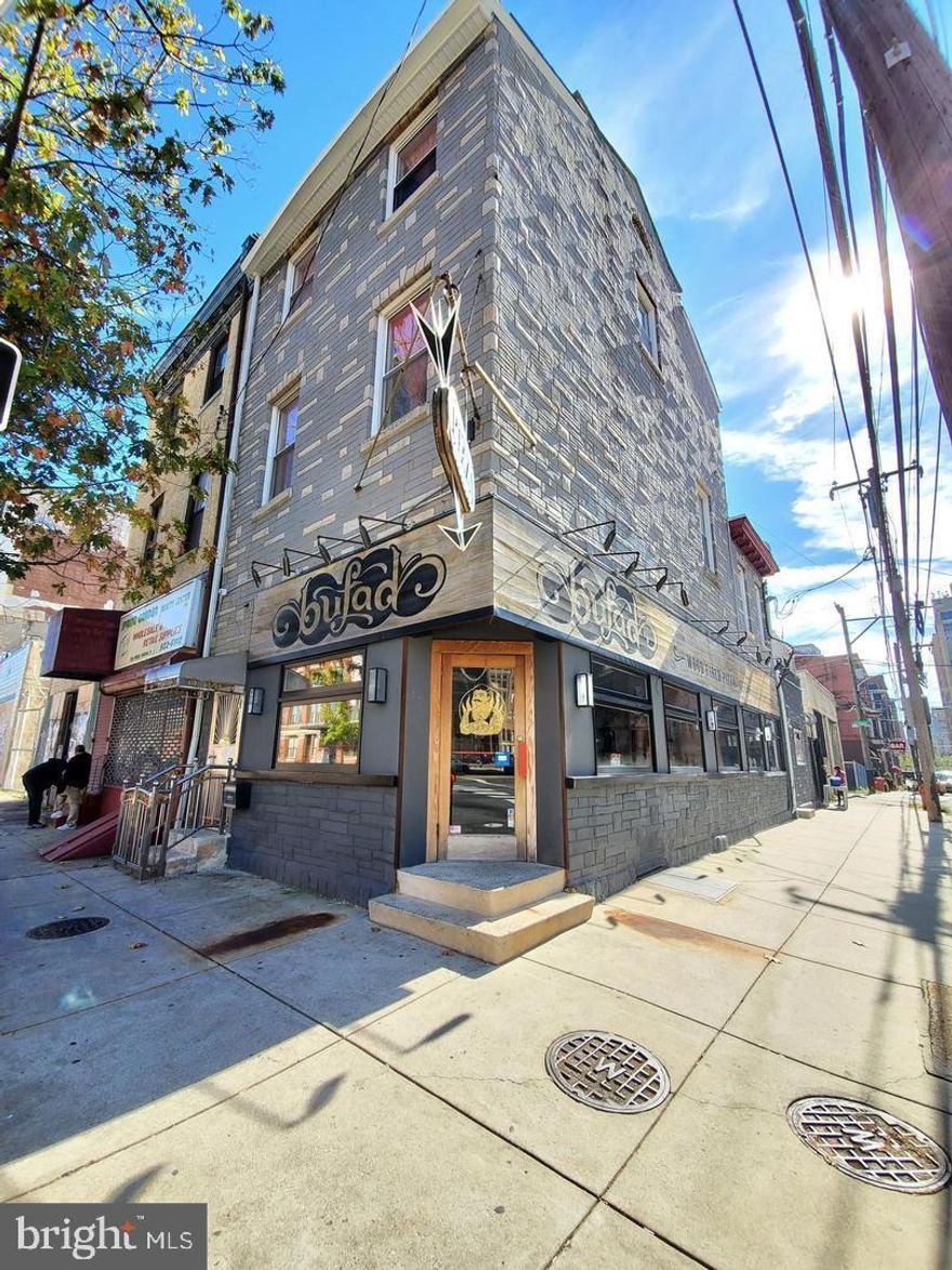 Centrally located restaurant available now for lease on the corner of 13th and Spring Garden. Located on the corner of Spring Garden and 13th Street, just off Broad Street, this space is fully built out as an eat-in, take-out pizzeria (formerly Bufad) that includes a wood-fired oven, granite counter-tops, custom lighting, plenty of natural light, two bathrooms, central air, alarm system, access to basement for storage, and a walk-in refrigerator unit. Formerly Bufad Pizzeria. In Center City Overlay District. Outdoor seating is possible.

TENANT RESPONSIBLE FOR TRASH REMOVAL, 1/2 OWNERS INSURANCE, 1/2 RE TAXES, ALL U&O. Tenant responsible for a portion of water bill