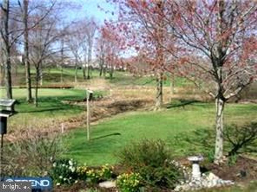 More pictures coming!!  Nestled in an unbeatable location at the end of a serene cul-de-sac, this home is a true gem surrounded by lush greenery, open space, and picturesque golf course views. Step inside the highly sought-after Marlborough floor plan, offering a spacious and inviting layout perfect for comfortable living and entertaining. The large living room flows seamlessly into the formal dining area, while the kitchen, complete with Corian countertops  (dishwasher, stove, refrigerator and microwave), boasts a cozy breakfast nook or sitting area—your choice! The home includes two guest bedrooms and a full guest bath, along with a generously sized primary suite featuring two walk-in closets, a dressing area with double sinks, and a luxurious en suite with a tub and shower. Need more space? The finished upper-level bonus room, with its own closet and sunlit windows, is ideal for an office, extra bedroom, or even a playroom for the wee ones. You'll also love relaxing in the bright sunroom or on the charming flagstone patio, where you can soak in the peaceful surroundings. Additional features include plantation shutters, skylights, and a one-car garage with extra storage and a convenient rear door. This home also offers the ultimate in low-maintenance living, ensuring you’ll have more time to enjoy everything the vibrant community has to offer. The neighborhood is brimming with amenities to elevate your lifestyle, including a clubhouse, fitness center, outdoor pool, tennis courts, and scenic walking trails that weave through meticulously maintained grounds. For golf enthusiasts, membership opportunities at the private course provide year-round enjoyment. Whether you’re unwinding at home or engaging in the community’s many activities, this is a place where relaxation meets recreation. Located just steps from the community mailboxes and tucked at the end of a quiet street, this home is perfect for those seeking both tranquility and convenience. Don’t miss your chance to make it yours! You're going to love one floor living.