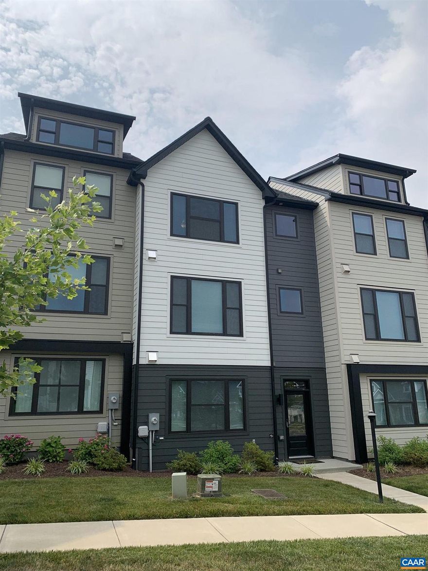 Available 09/01/2023. Like new townhouse available for rent in the Cascadia subdivision. Convenient Pantops location with easy access to Sentara Martha Jefferson Hospital, downtown Charlottesville, I-64, and UVA. The Cascadia subdivision has breathtaking views of the surrounding Blue Ridge Mountains. This modern design and energy efficient townhouse boasts three floors of spacious living. 4 bedrooms, 3.5 bathrooms, two car garage, and a great rear deck for relaxing or entertaining.  Security deposit and first months rent due at lease signing. Security deposit is equal to one months rent. No pets. No smokers. Rent includes access to all the community amenities including the swimming pool. Ting Internet is available.
